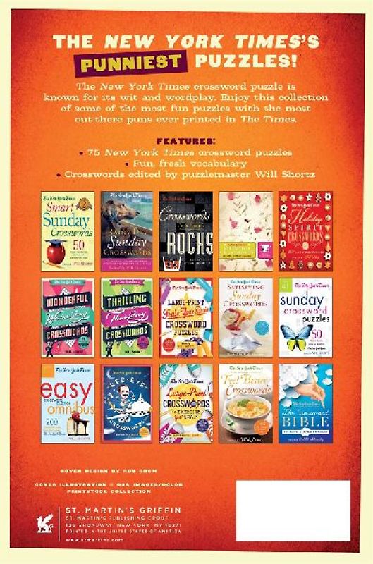 The New York Times Tons of Puns Crosswords: 75 Punny Puzzles from the Pages of the New York Times