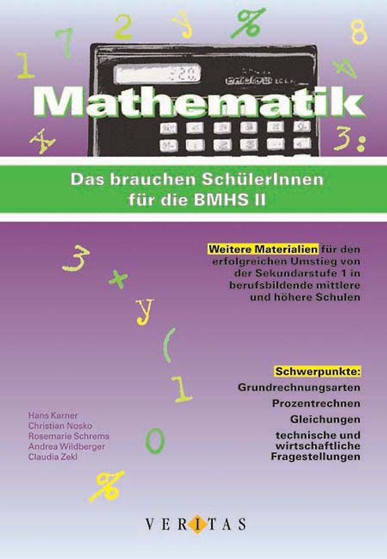 Mathematik: Das brauchen SchülerInnen für die BMHS II