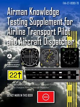 Airman Knowledge Testing Supplement for Airline Transport Pilot and Aircraft Dispatcher: FAA-CT-8080-7D (Color Print): (Written Exam Prep Handbook)