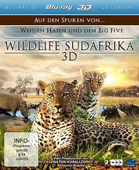 Wildlife Südafrika 3D - Auf den Spuren von weissen Haien und den Big Five 3D Blu-ray Disc