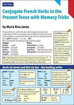 Conjugate French Verbs in the Present Tense with Memory Tricks: A Petit Guide