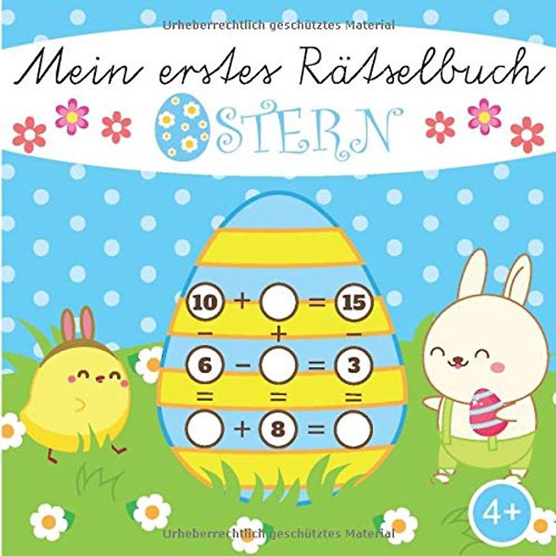 Mein erstes Rätselbuch Ostern: | Spannende Denkspiele für Kinder ab 4 Jahren