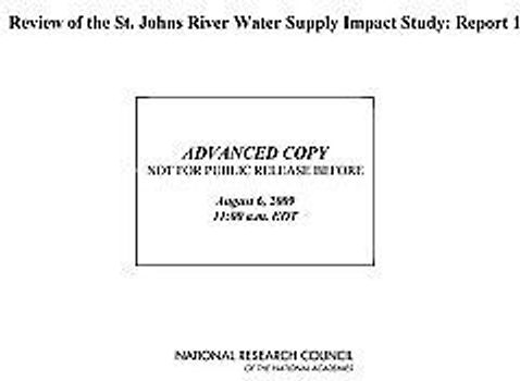 Review of the St. Johns River Water Supply Impact Study