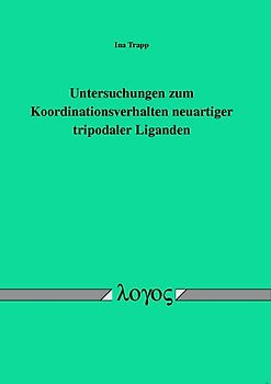 Untersuchungen zum Koordinationsverhalten neuartiger tripodaler Liganden