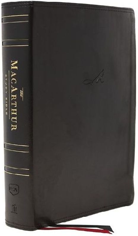 Nkjv, MacArthur Study Bible, 2nd Edition, Leathersoft, Black, Indexed, Comfort Print