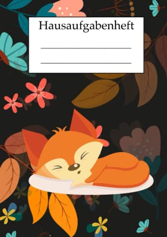 Hausaufgabenheft: Hausaufgabenheft Fuchs, inkl. Platz für Mitteilungen von Eltern und Lehrkräften