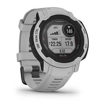 Garmin Instinct 2 Solar 45 mm gris et bracelet en silicone gris