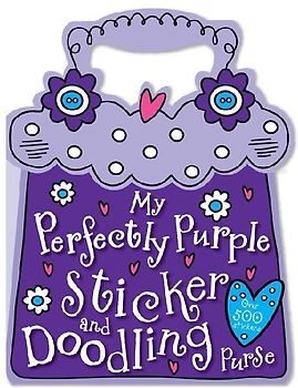 My Perfectly Purple Sticker and Doodling Purse