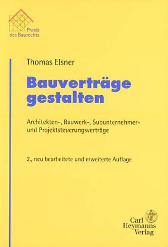 Bauverträge gestalten