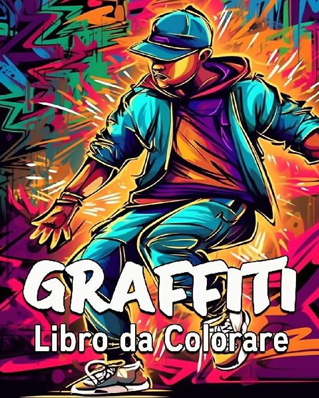 Graffiti Libro da Colorare