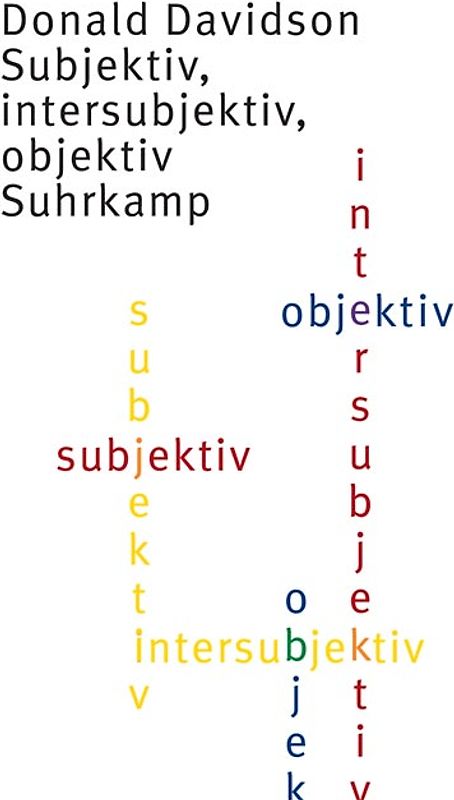 Subjektiv, intersubjektiv, objektiv
