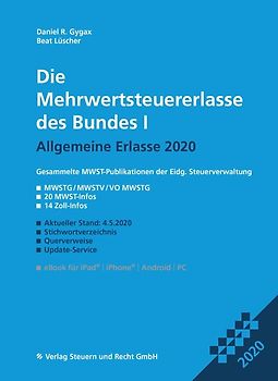 Die Mehrwertsteuererlasse des Bundes I 2020