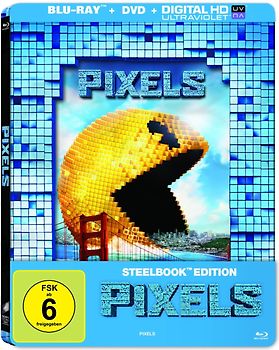 Pixels [Steelbook, inkl. DVD] Blu-ray Disc