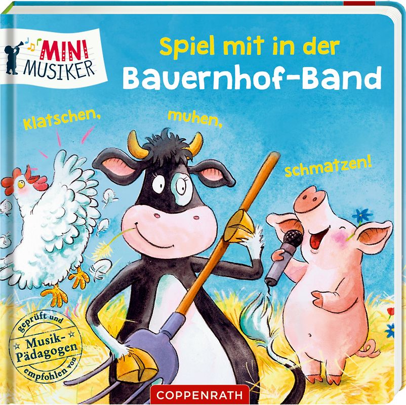 Spiel mit in der Bauernhof-Band: Klatschen, muhen, schmatzen!
