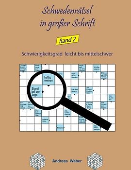 Schwedenrätsel in großer Schrift Band 2: Schwierigkeitsgrad leicht bis mittelschwer
