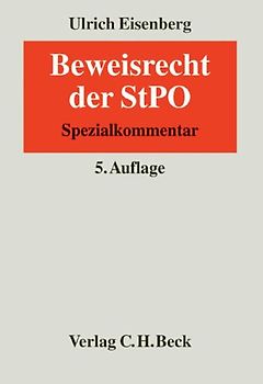 Beweisrecht der StPO