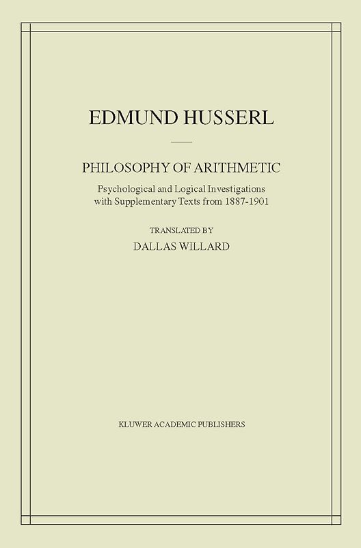 Philosophy of Arithmetic