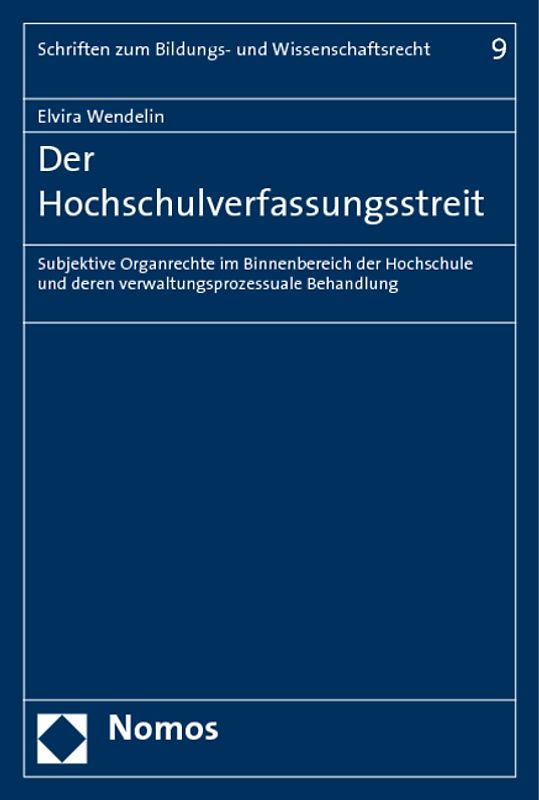 Der Hochschulverfassungsstreit