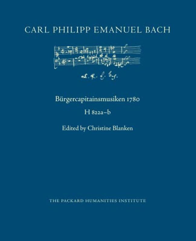 Bürgercapitainsmusiken 1780