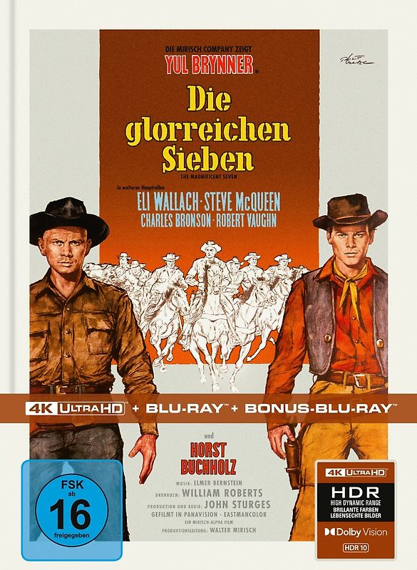 Die glorreichen Sieben - Limitiertes Mediabook (4K 4K Ultra HD Blu-ray