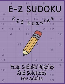 320 EZ Sudoku Puzzles for Adults (Easy Puzzles)