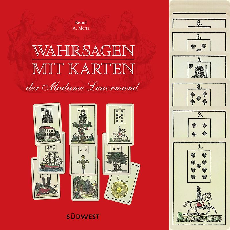 Wahrsagen mit Karten der Madame Lenormand-Set