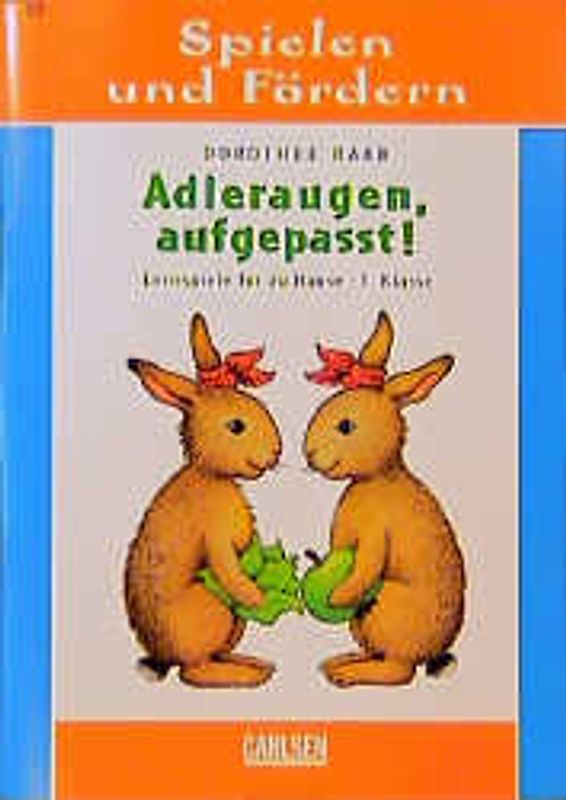Adleraugen aufgepasst!. Lernspiele für zu Hause 1. Klasse