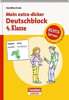 RICHTIG lernen - Mein extra-dicker Deutschblock 4. Klasse