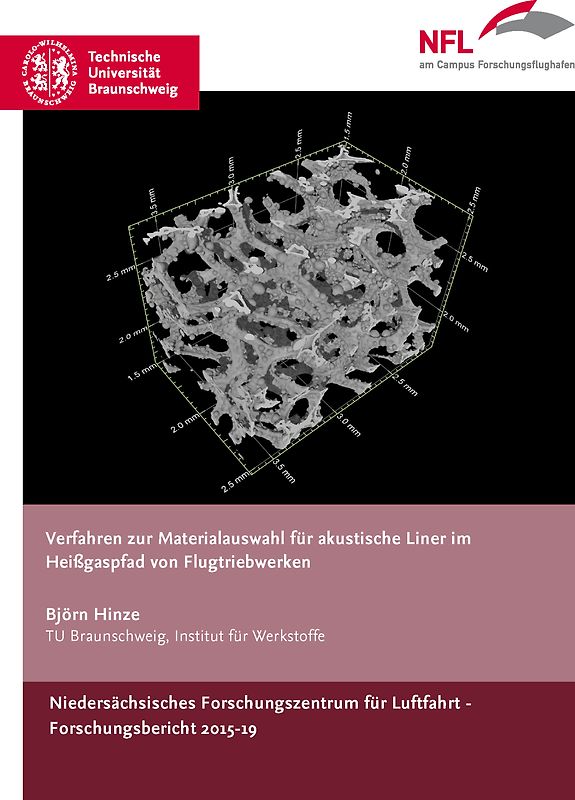 Verfahren zur Materialauswahl für akustische Liner im Heißgaspfad von Flugtriebwerken