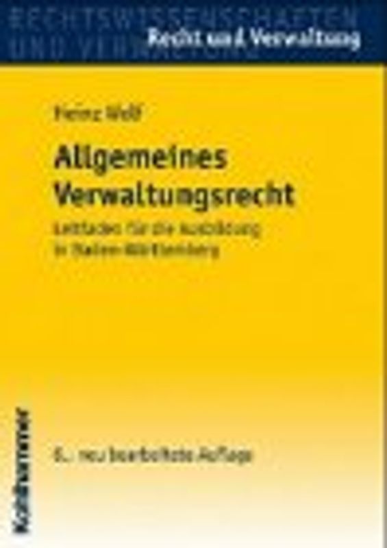 Allgemeines Verwaltungsrecht
