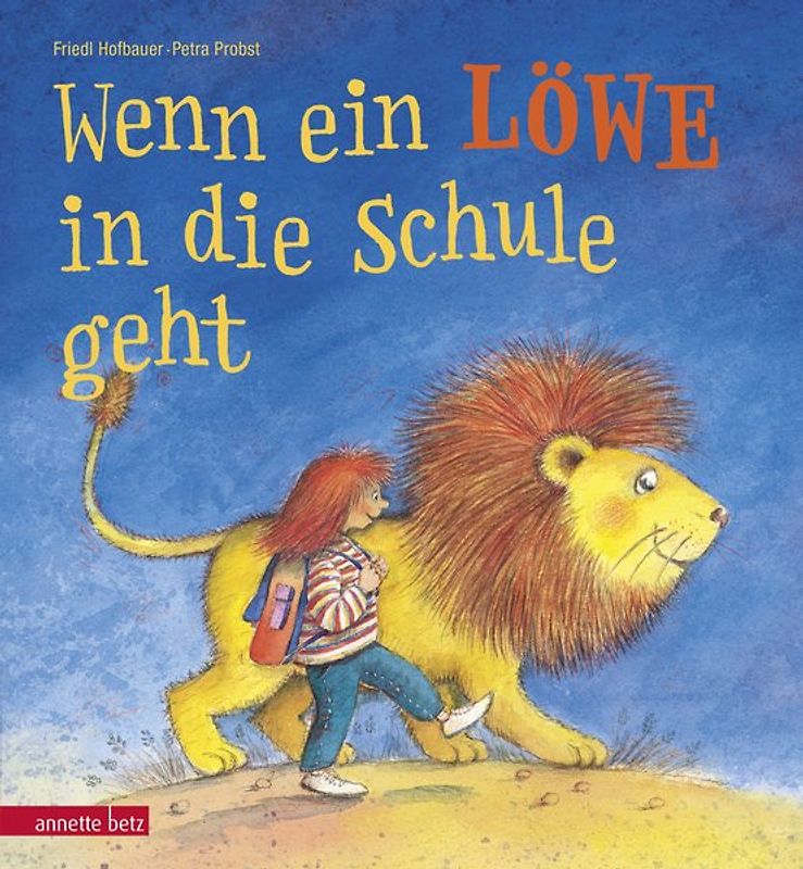 Wenn ein Löwe in die Schule geht . Ein Mini-Bilderbuch für die Schultüte