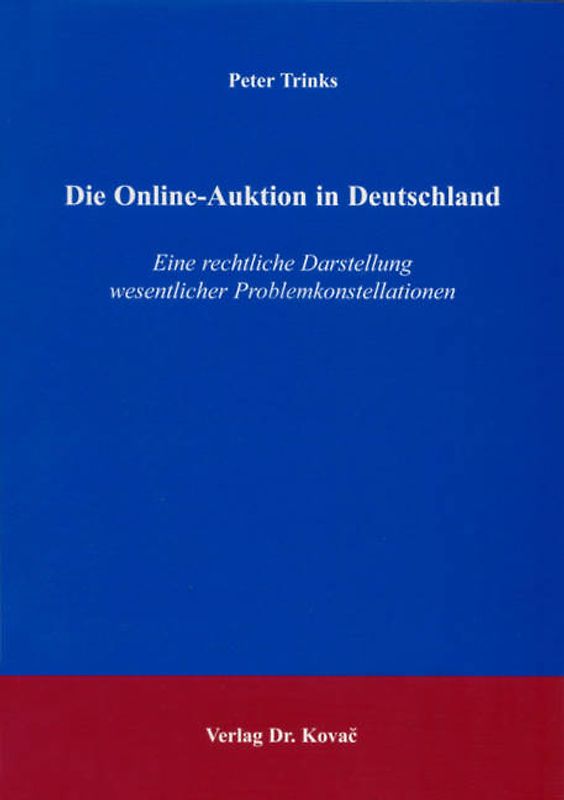 Die Online-Auktion in Deutschland