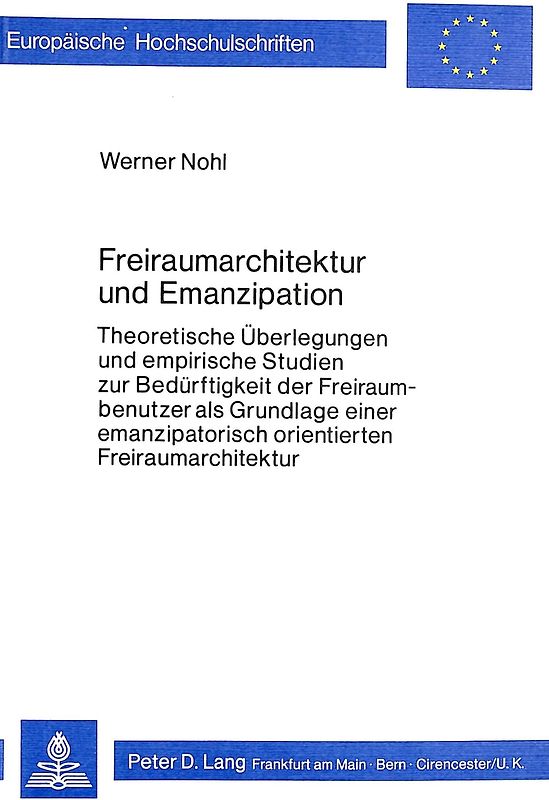 Freiraumarchitektur und Emanzipation
