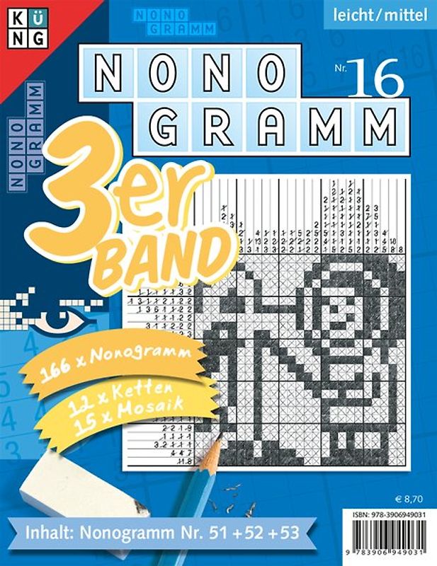 Nonogramm 3er-Band Nr. 16