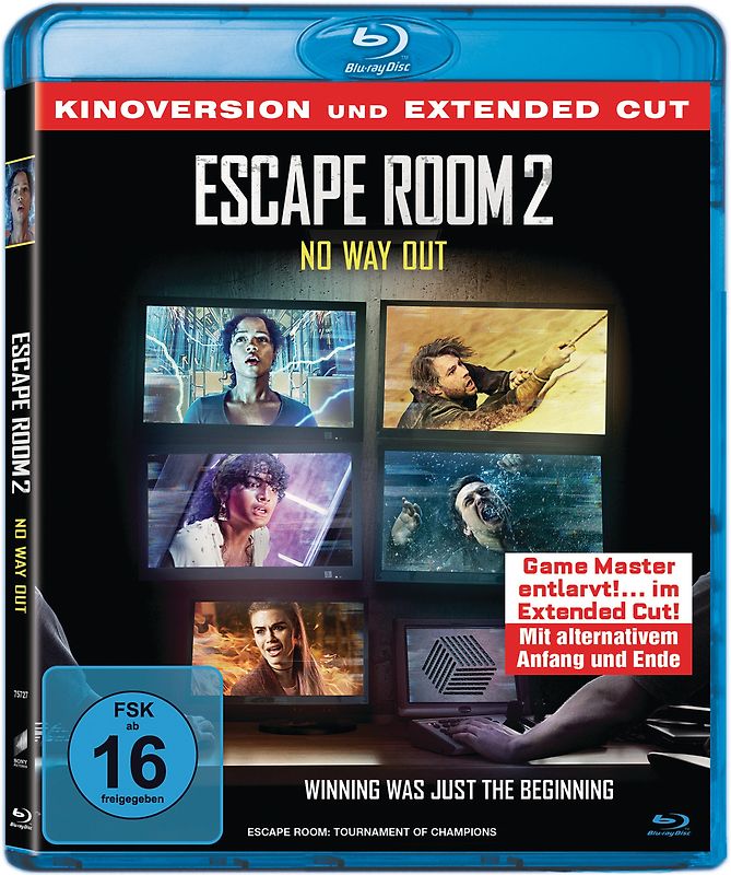 Escape Room 2: No Way Out (Extended Cut) Blu-ray Disc