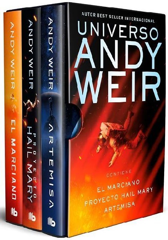 Universo Andy Weir (Edición Estuche: El Marciano / Proyecto Hail Mary / Artemisa) / Andy Weir Universe (Box Set: The Martian / Project Hail Mary / Artemis)
