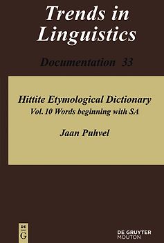 Jaan Puhvel: Hittite Etymological Dictionary / Words beginning with SA