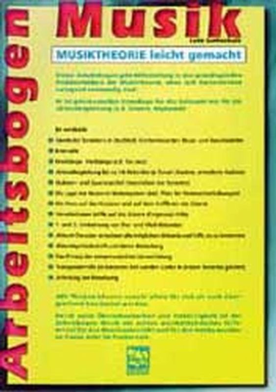 Arbeitsbogen Musik