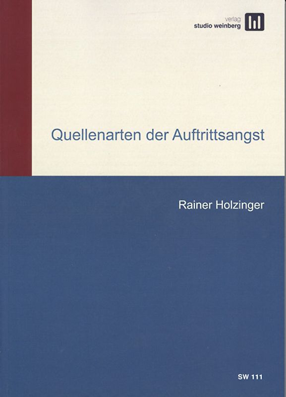 Quellenarten der Auftrittsangst