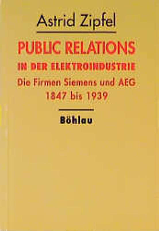 Public Relations in der Elektroindustrie