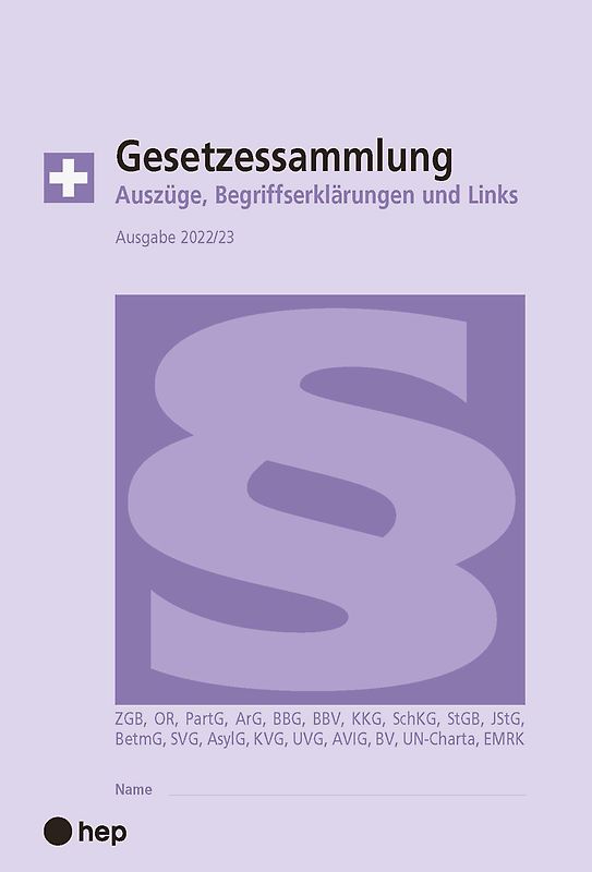 Gesetzessammlung 2023/2024 (Ausgabe A4)