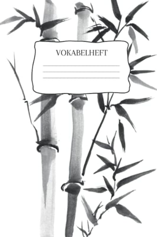 Vokabelheft: Vokabelheft Japanisch, 60 Seiten mit je 3 Spalten, A5