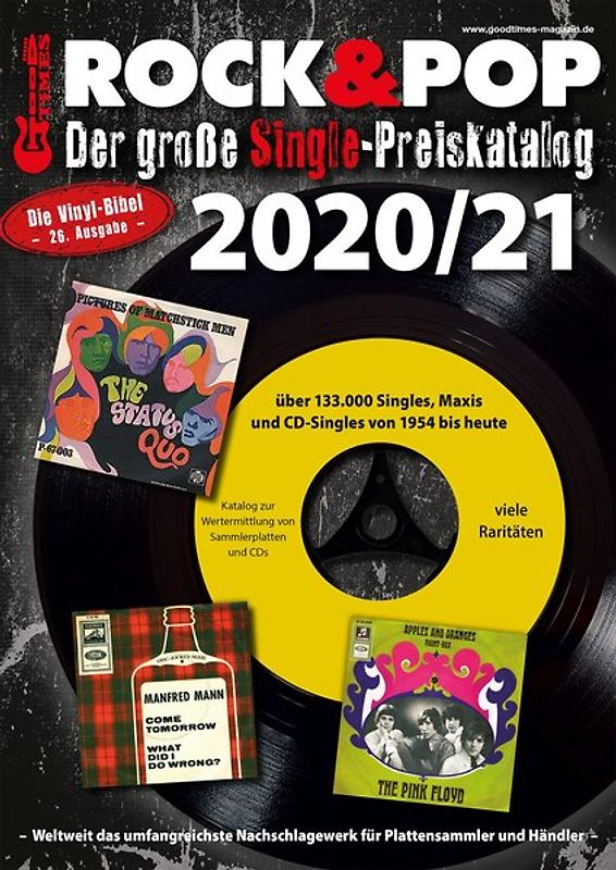 Der große Rock & Pop Single Preiskatalog 2020/21