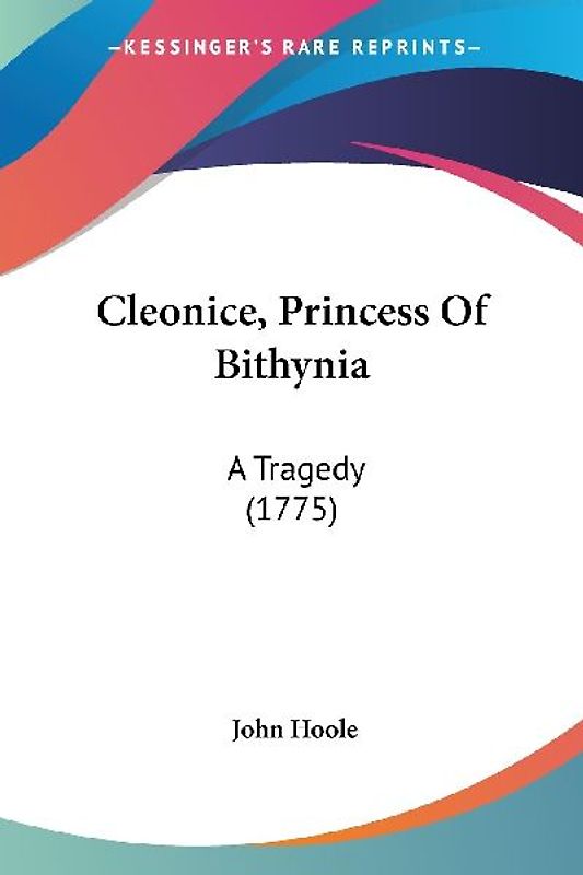 Cleonice, Princess Of Bithynia