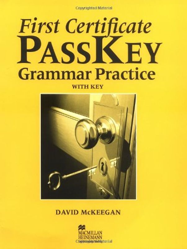 First Certificate PassKey