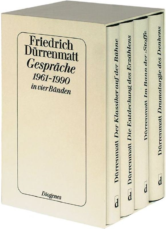 Gespräche 1961–1990 in vier Bänden in Kassette