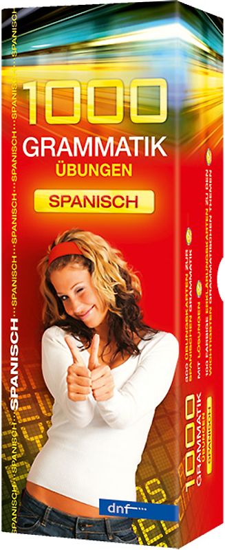 Karteikarten - 1000 Grammatik Übungen Spanisch