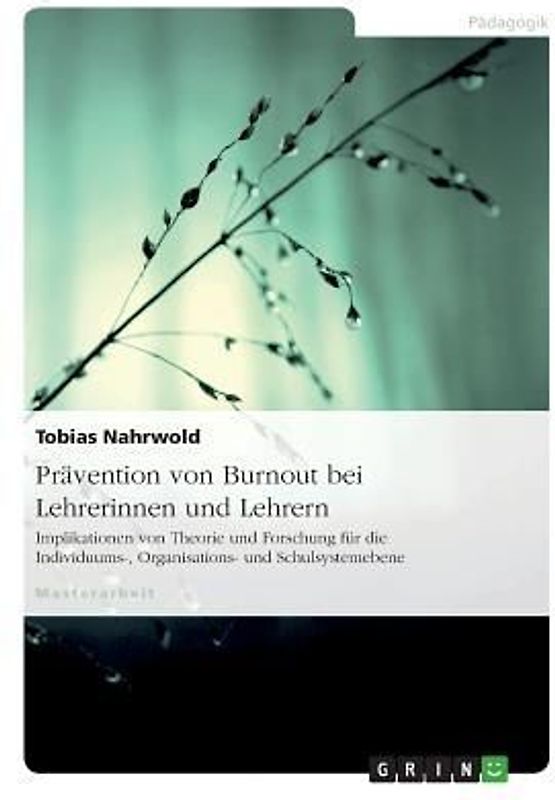 Prävention von Burnout bei Lehrerinnen und Lehrern