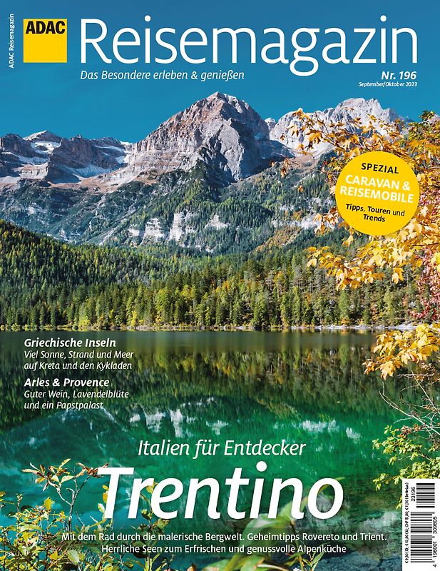 ADAC Reisemagazin mit Titelthema Trentino