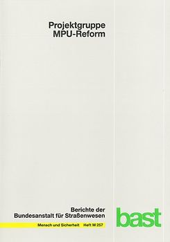 Projektgruppe MPU-Reform